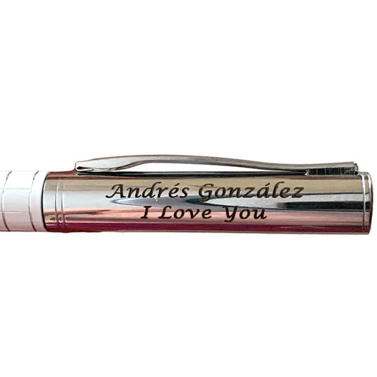 Bolígrafo Personalizado Pierre Cardín, metal (Blanco, Negro, Azul o Rojo) - Regalo Grabado