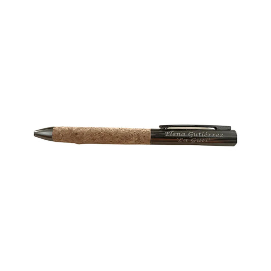 Bolígrafo metálico y corcho Pierre Delone Personalizado - Regalo Grabado