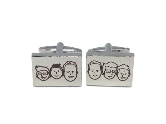 Gemelos Personalizados - Regalo Grabado