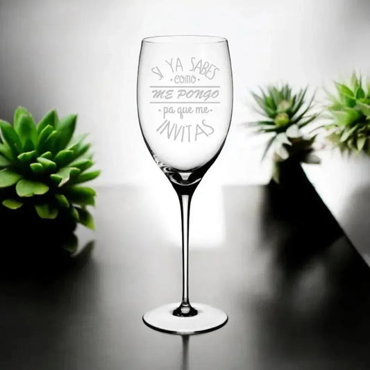 Copa Vino Personalizada con Nombre, Logo o Diseño (580 cc)
