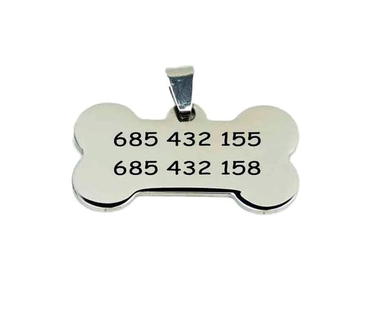 Chapa Identificación Personalizada para Perros y Gatos - Regalo Grabado
