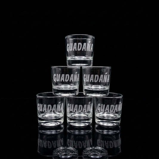 Vasos chupito personalizados con grabado láser