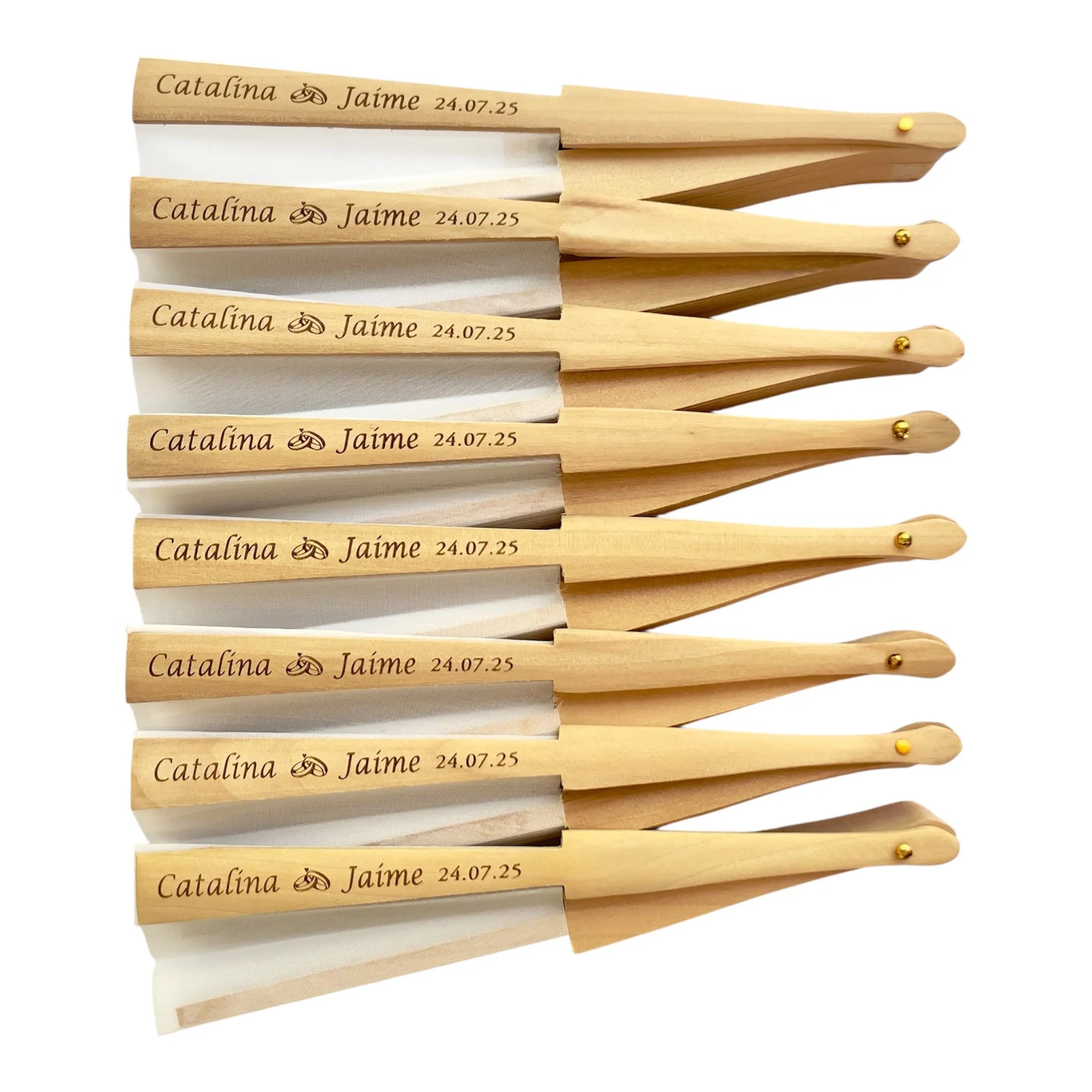Abanicos personalizados boda