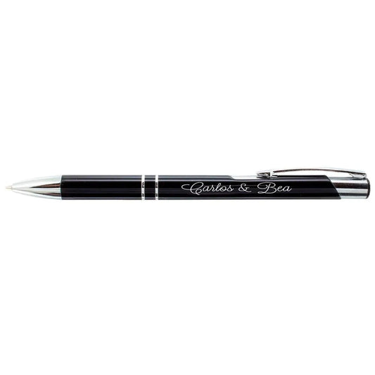 Pack Bolígrafos Personalizados color negro