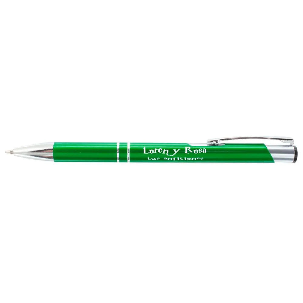 Pack Bolígrafos Personalizados color verde