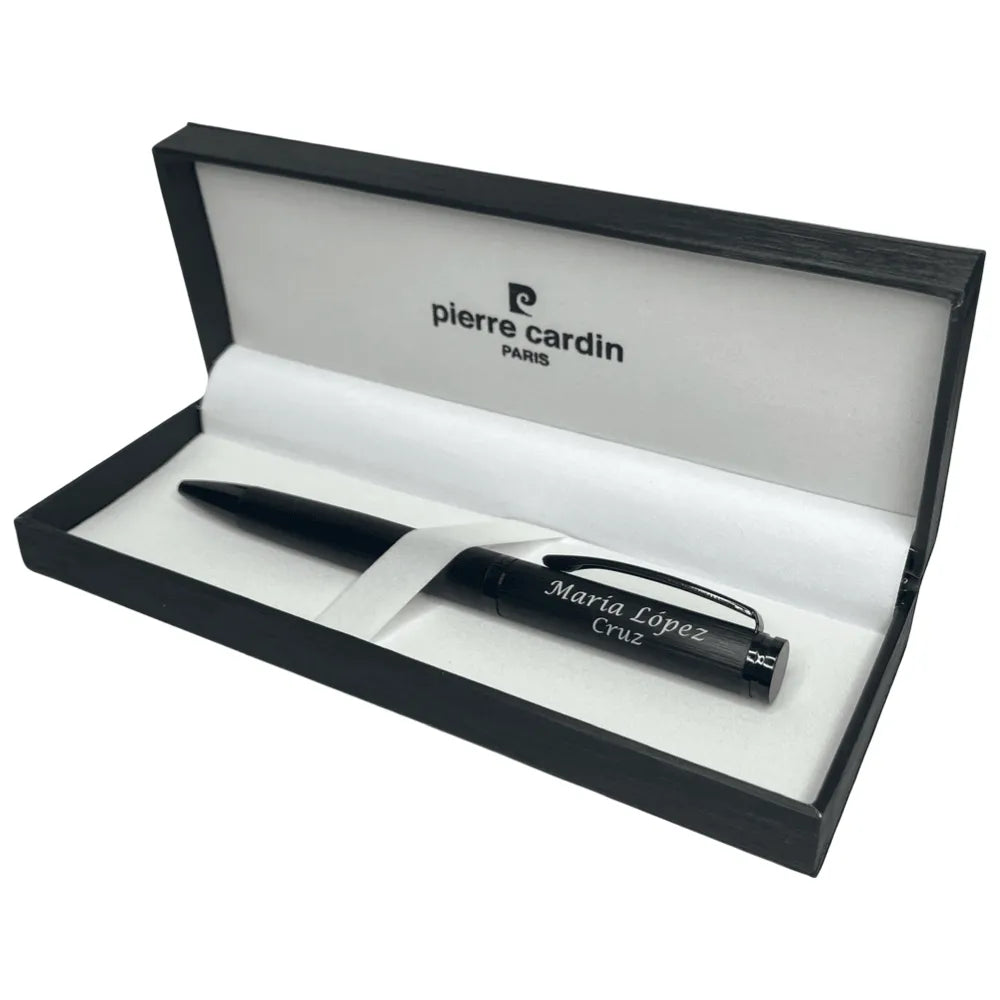 Boligrafo personalizado Saint-Leu Pierre Cardin en caja de presetnacion