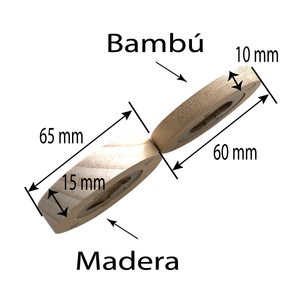 Abridores de Bambú con Imán Personalizados