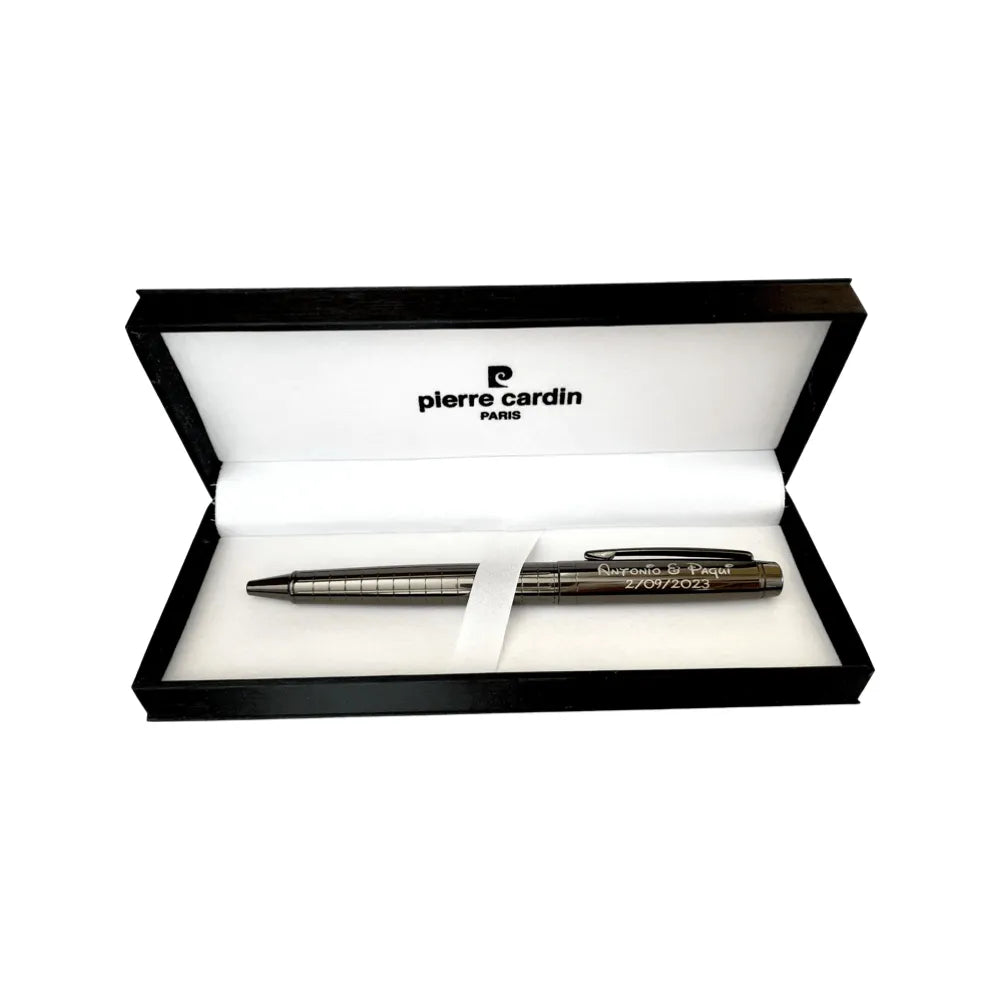 Estuche de presentación bolígrafo Pierre Cardin personalizado modelo Grafeno