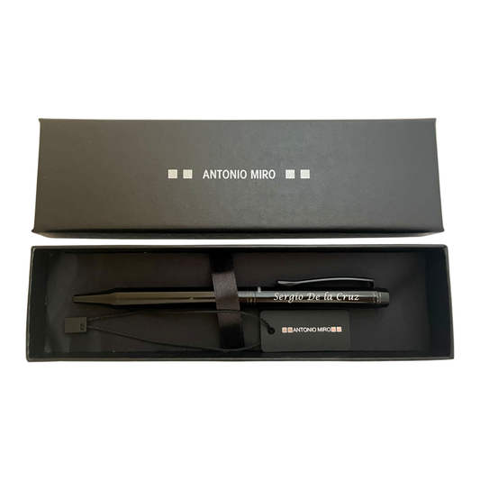 Antonio Miro Pen Personalized with the text you want (Steel or Black)