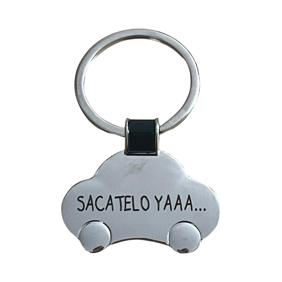 Llavero Coche Personalizado, en metal fino con bolsita de regalo - Regalo Grabado