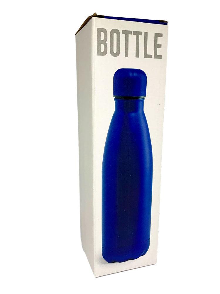 Botella de Agua Personalizada con texto imborrable. Incluye anilla con mosquetón para colgar - Regalo Grabado