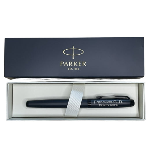 Personalized Parker IM Achromatic Rollerball Pen with Gift Box 