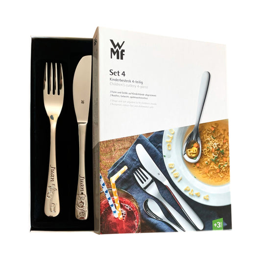 Safari Animal Children's Cutlery Engraved with your desired text