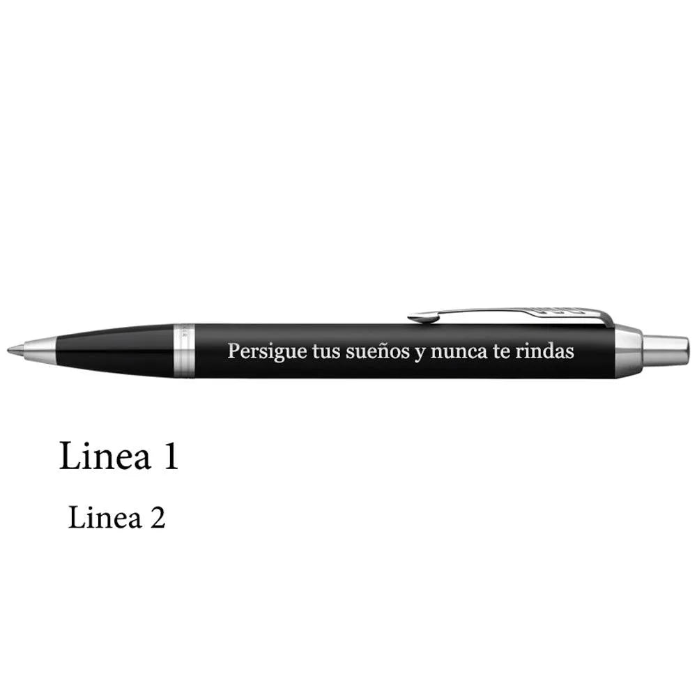 Personalización bolígrafo Parker IM