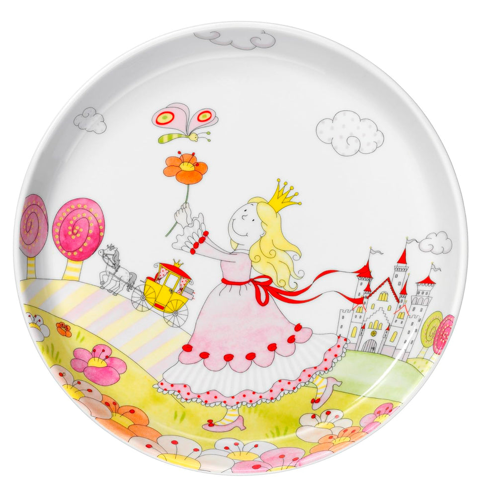 Plato cubiertos infantiles personalizados Princesa Anneli