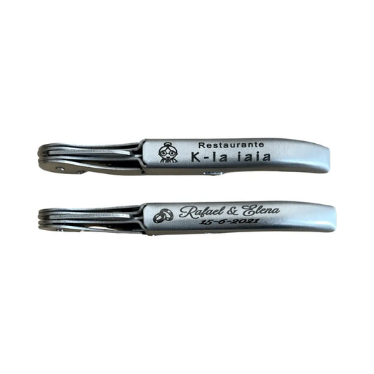 Sacacorchos Personalizados Acero Inoxidable tipo loro