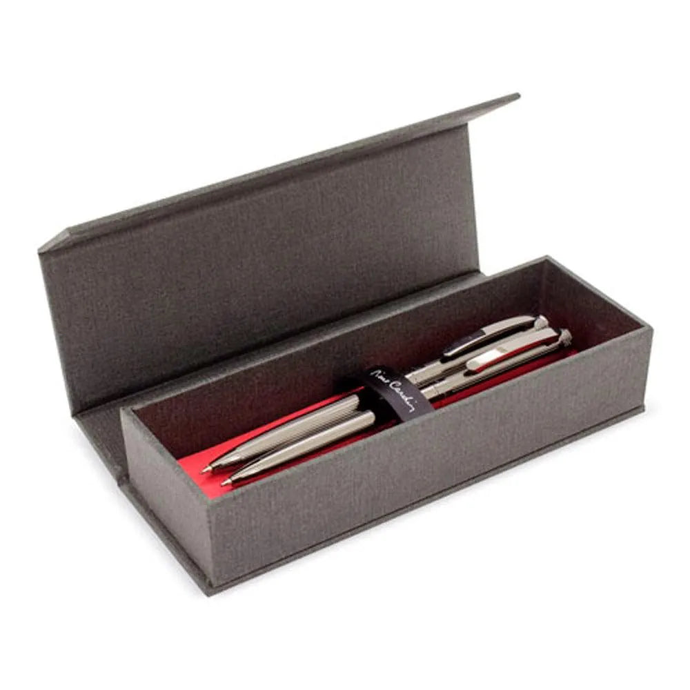 Set Bolígrafo y Portaminas San Luis Pierre Cardín Personalizado con elegante estuche de regalo