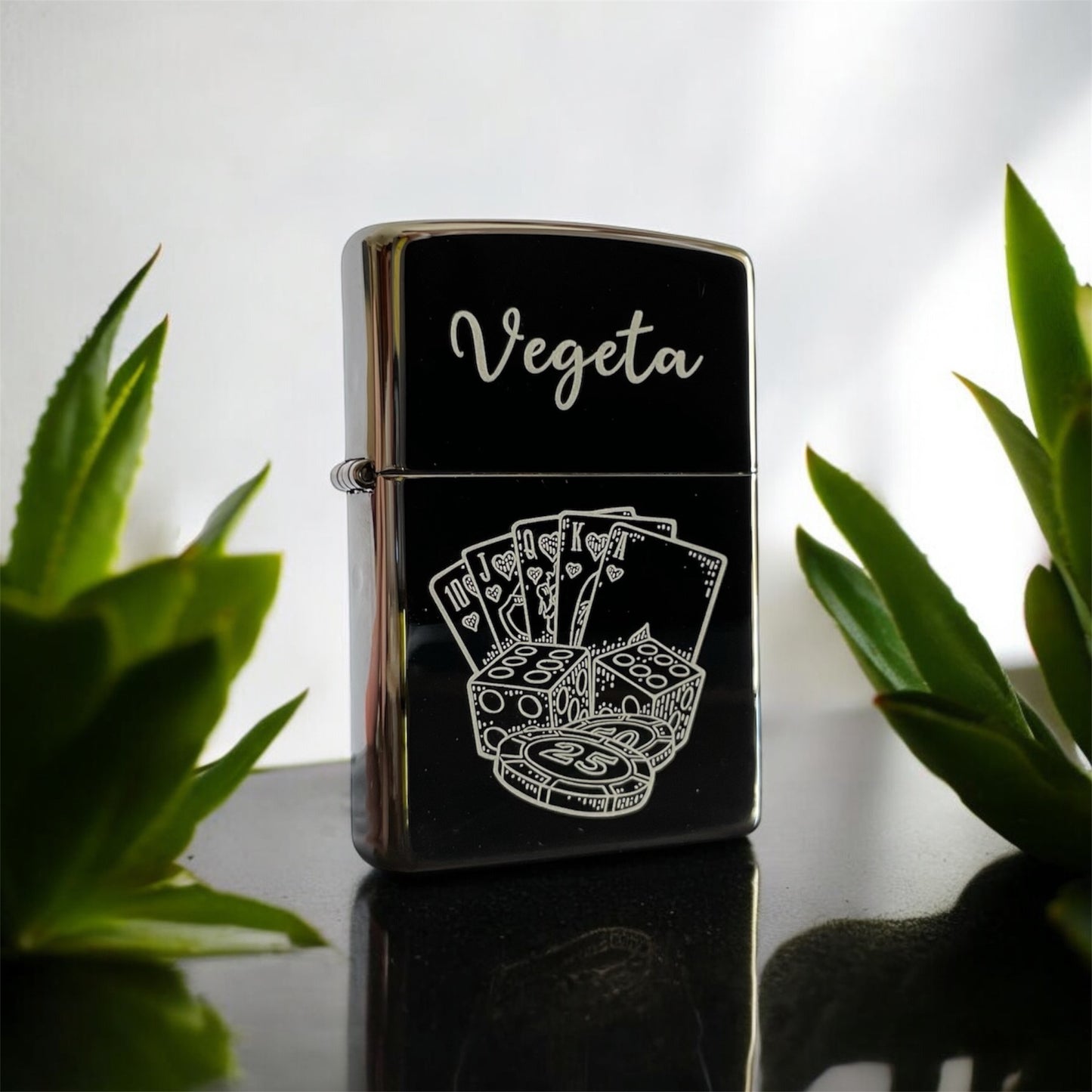 Encendedor Zippo Black Ice Personalizado