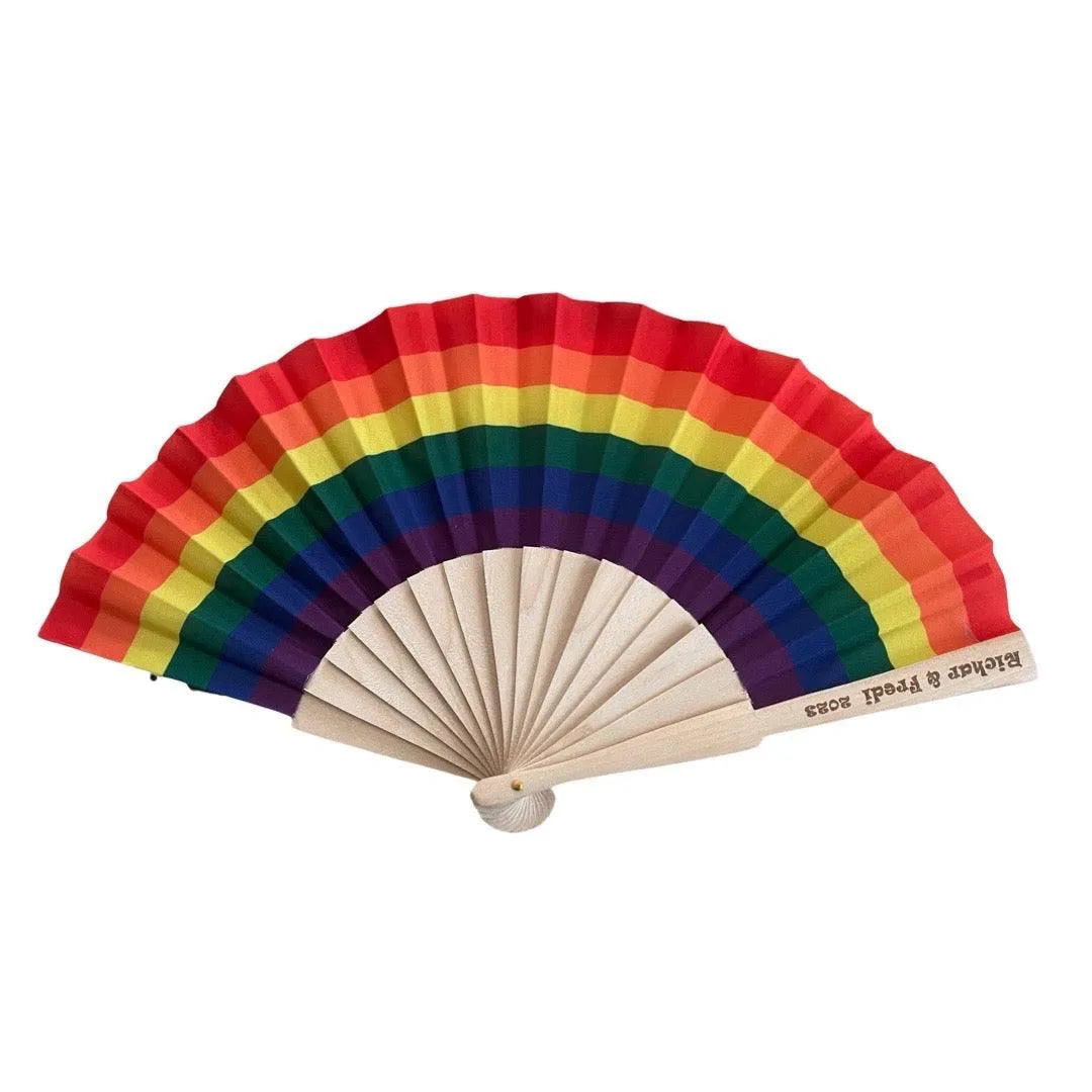 Abanicos Personalizados día del Orgullo LGTBIQ abierto