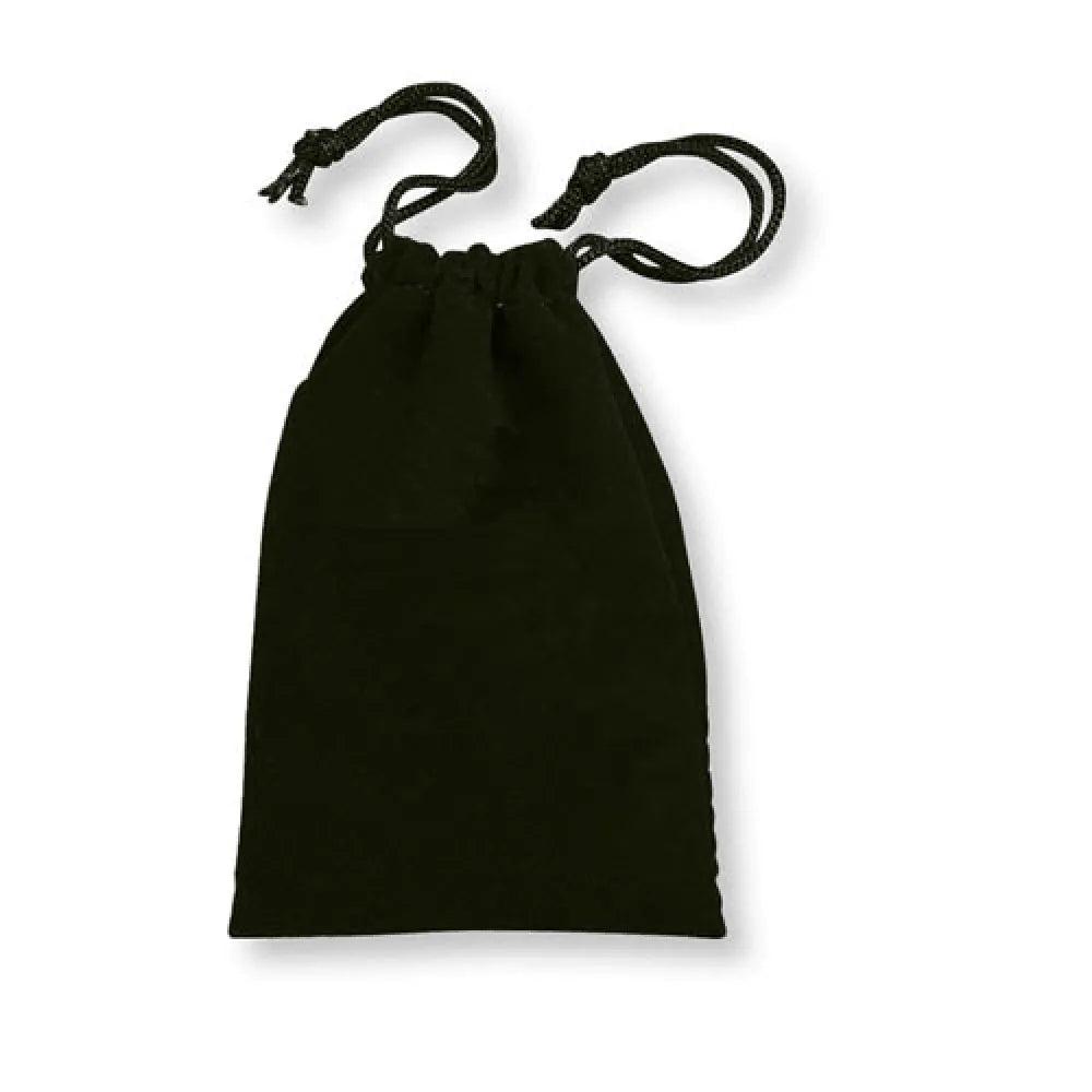 Bolsa de antelina color negro