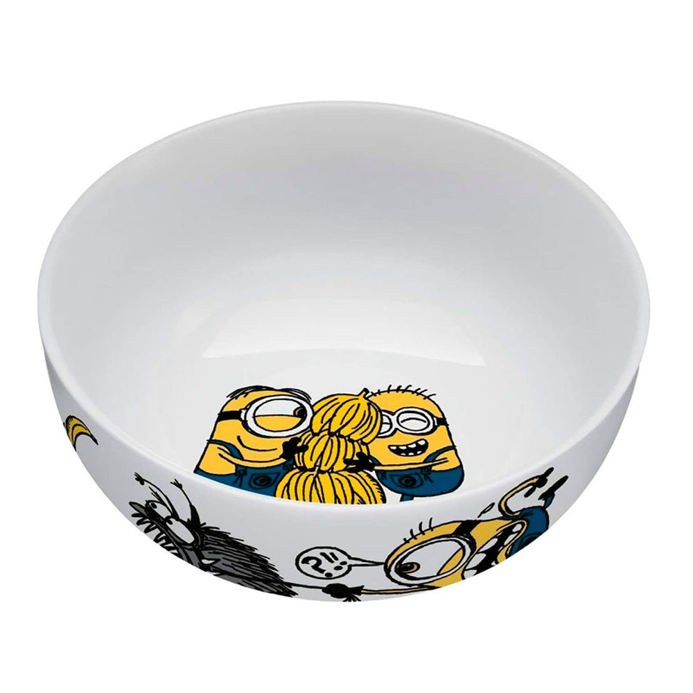 Bowl juego cubiertos infantiles personalizados Minions