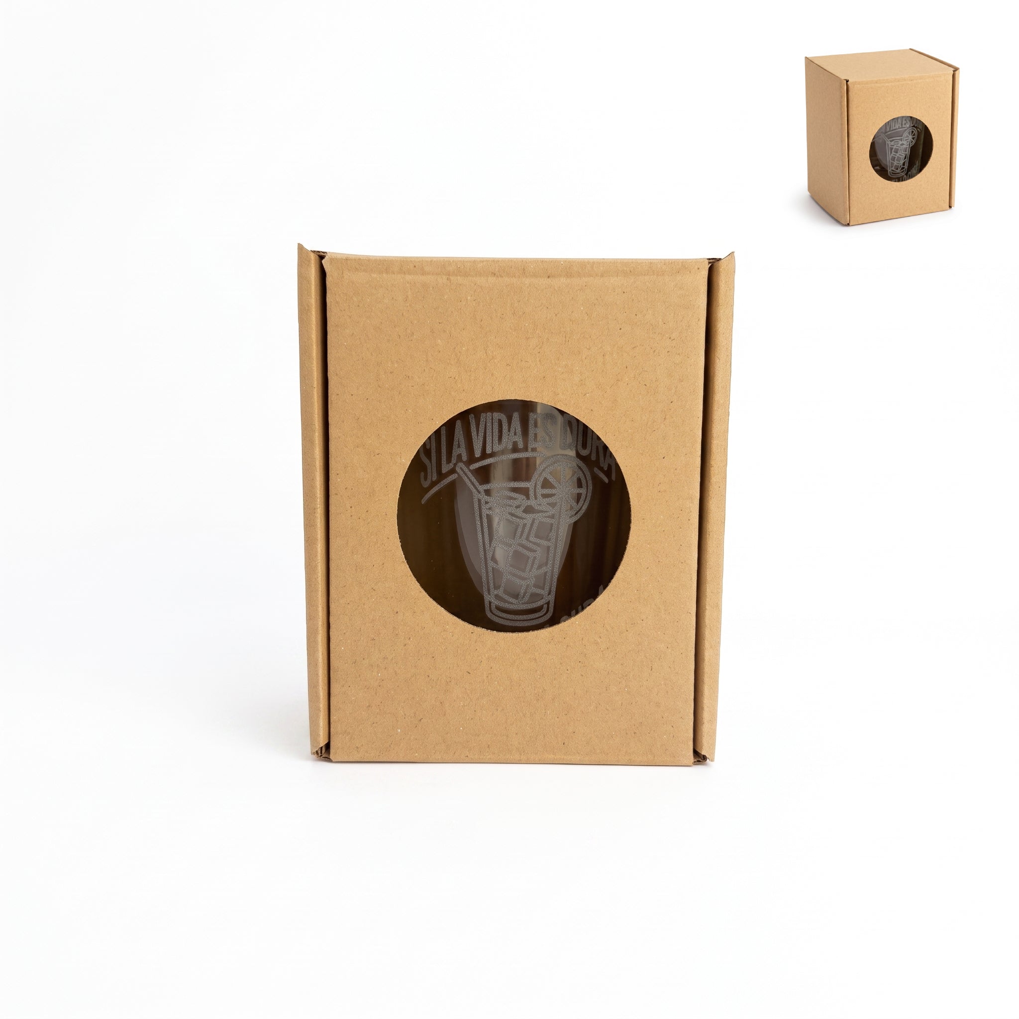 Verre en cristal personnalisé Esenzia avec nom ou motif | 425ml