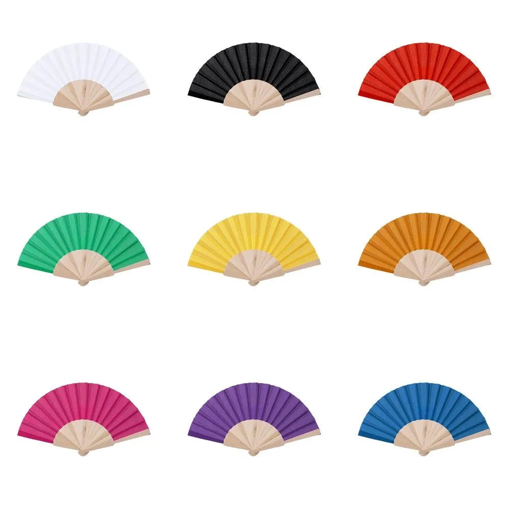 Colores abanicos personalizados