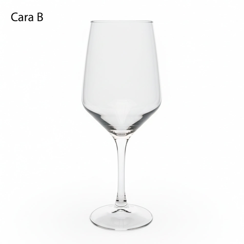 Copa de Vino Personalizada "Diamante" – Vidrio Templado 580ml