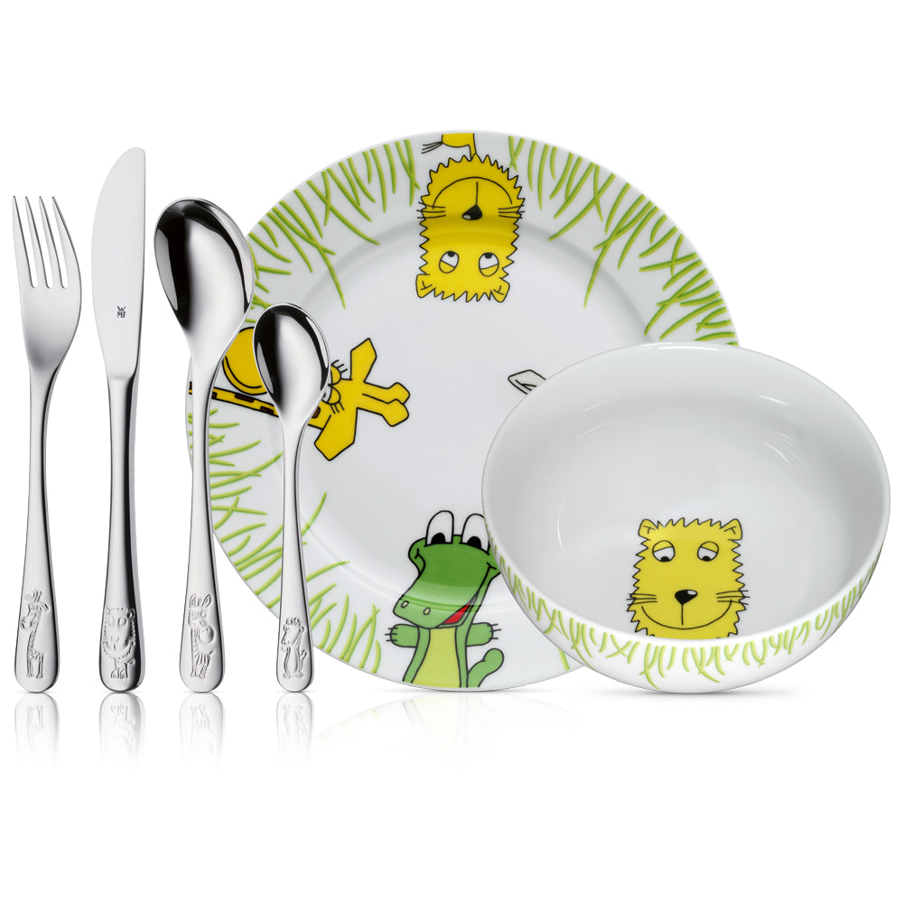 Cubiertos infantiles personalizados Safari 6 piezas