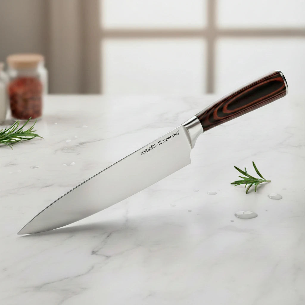 Cuchillo personalizado alta calidad acabado premium