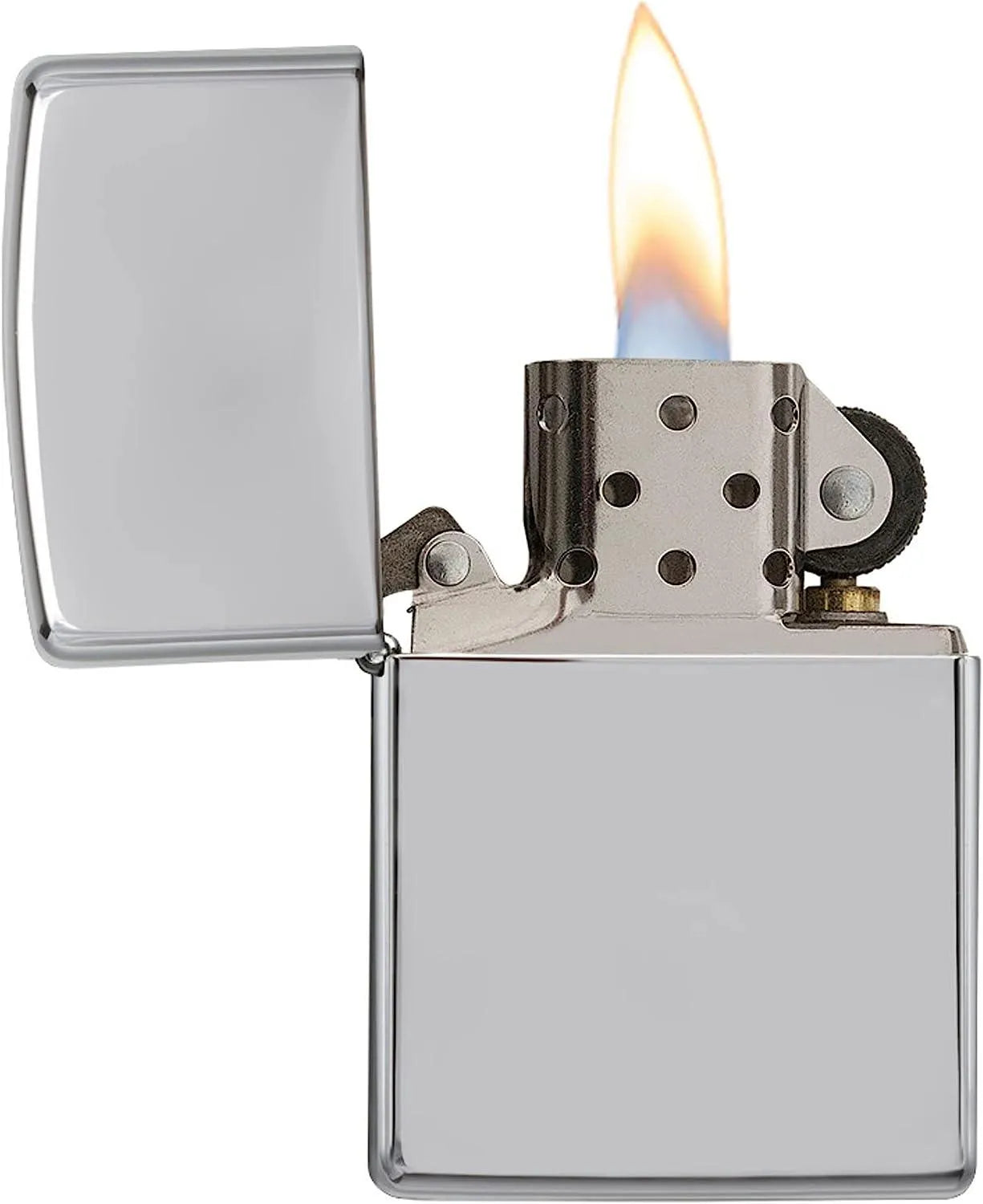 Encendedor Zippo High Polish personalizado con llama