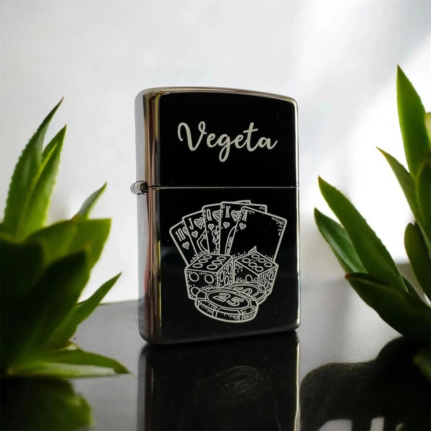 Encendedor Zippo Personalizado modelo Black Ice