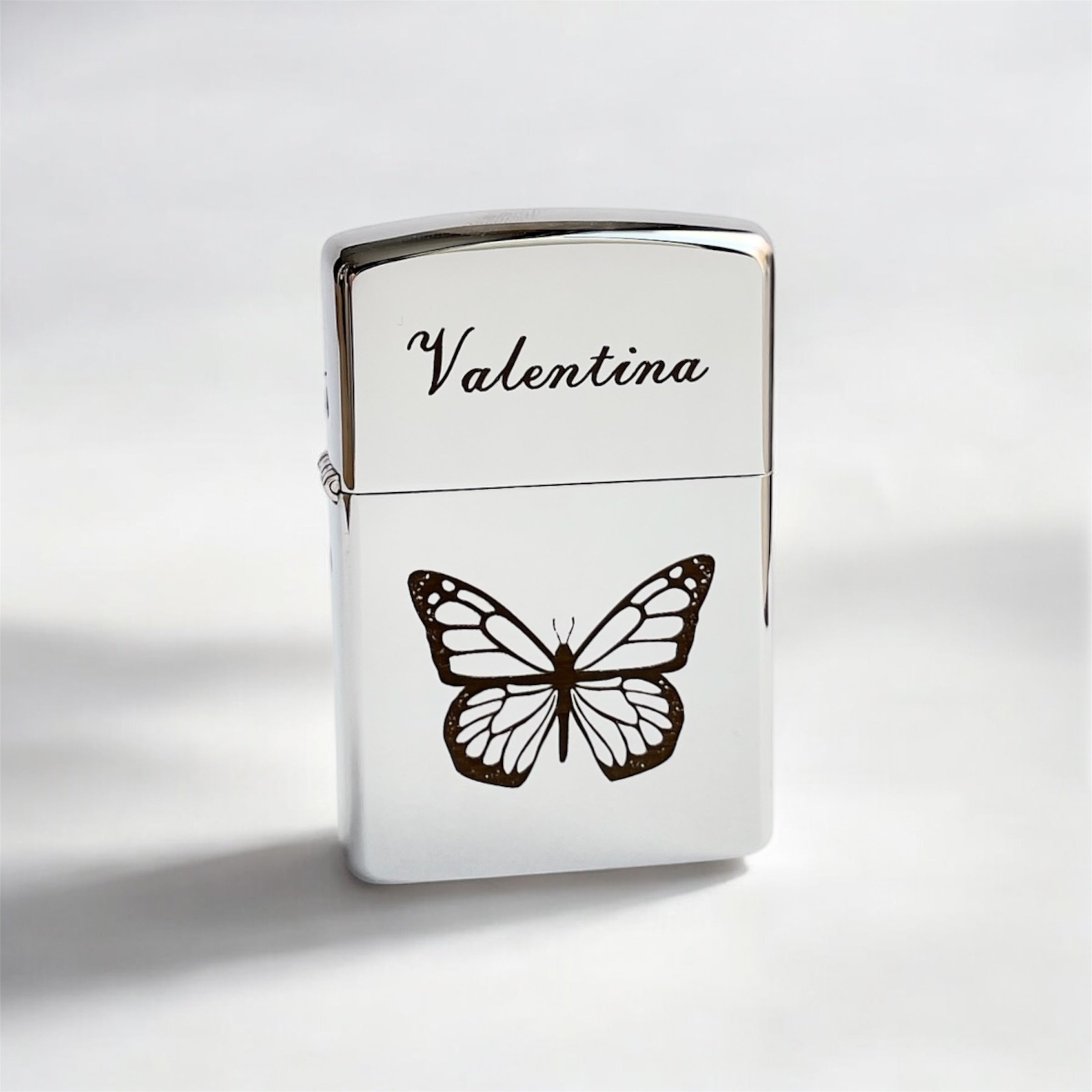 Mechero personalizado con diseño de mariposa
