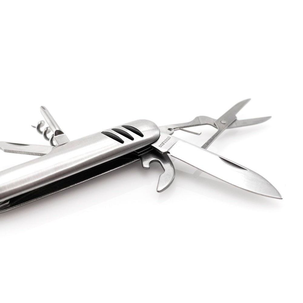 Navajas multiusos grabadas con 10 funciones