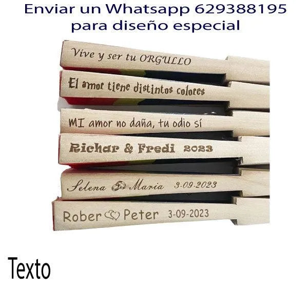 Personalización Abanicos día del Orgullo LGTBIQ