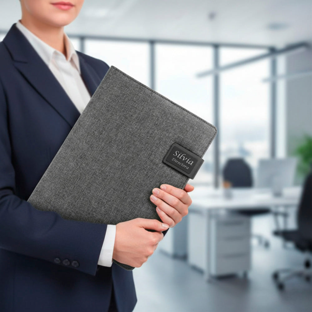 Carpeta portafolios-personalizada para regalo ejecutivo