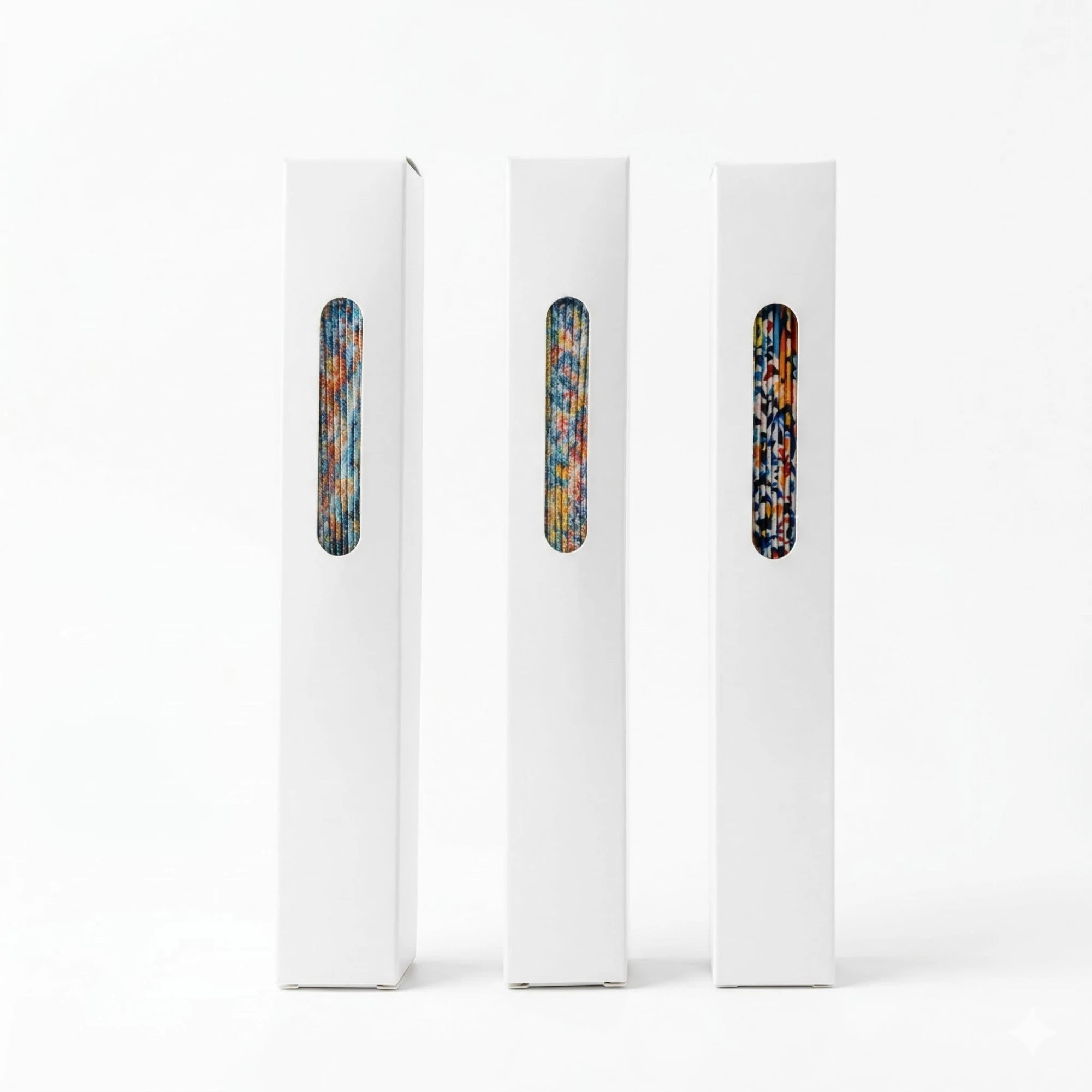 Presentación abanicos personalizados madera y tela