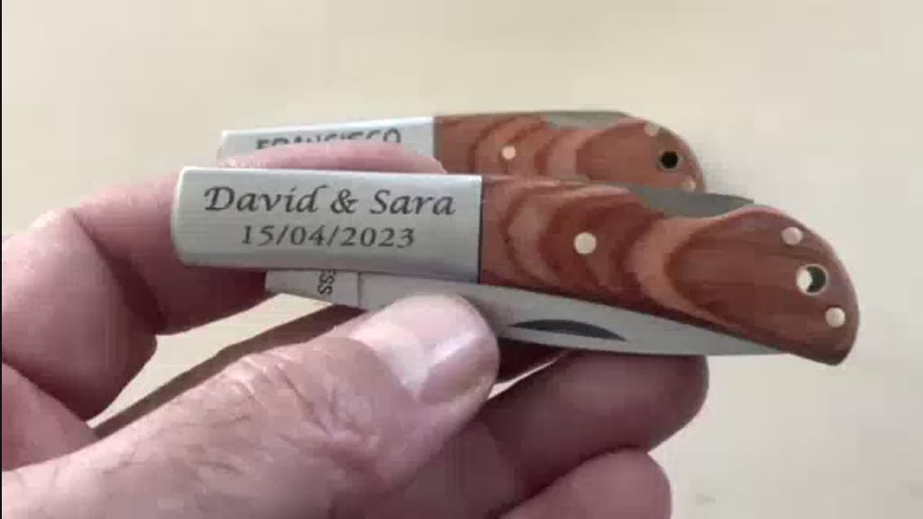 Navaja personalizada para regalo