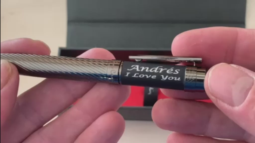 Personalized Chamonix Pierre Cardin Ballpoint Pen | Spiral Embossing