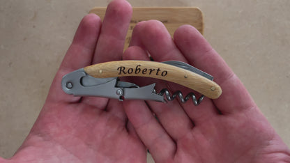 Personalized Parrot-type Stainless Steel Corkscrew