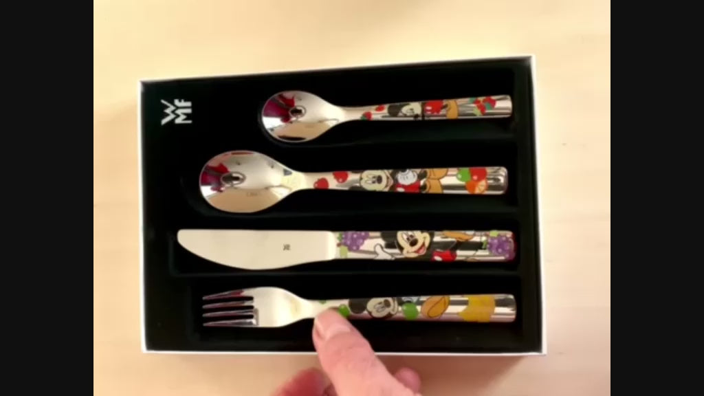 Personalized Baby Cutlery Set | Mickey Mouse | 4 Pieces