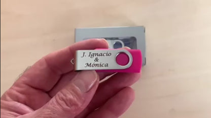 Memoria USB Personalizada - Texto y Logo | 16GB