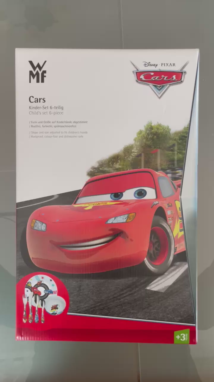 Personalized Baby Cutlery and Tableware Set | Cars | 6 Pieces