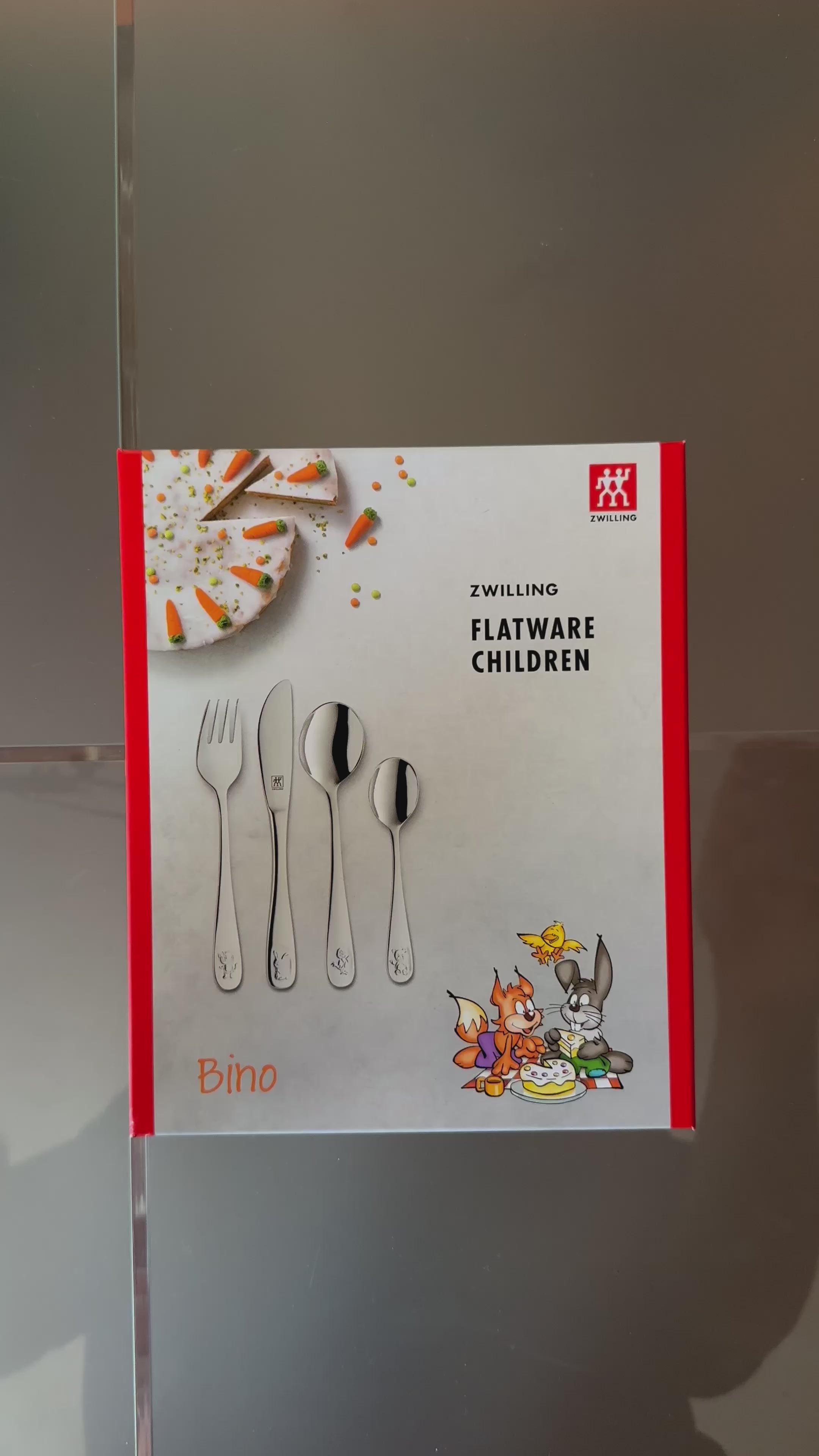 Cubiertos infantiles personalizados modelo Bino