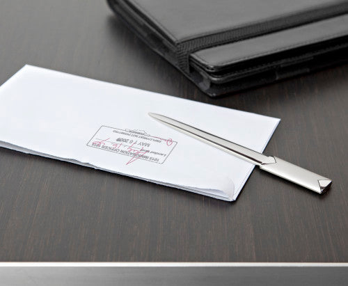 Elegant Personalized Metal Letter Opener with Presentation Case