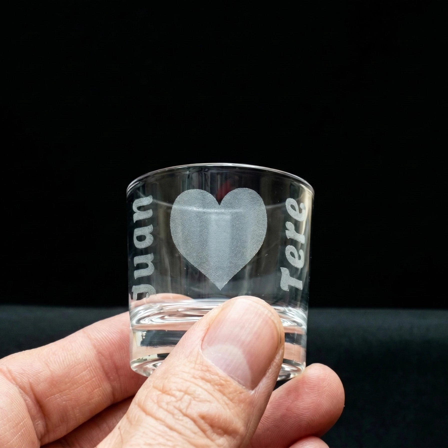 Vaso de chupito personalizado para boda