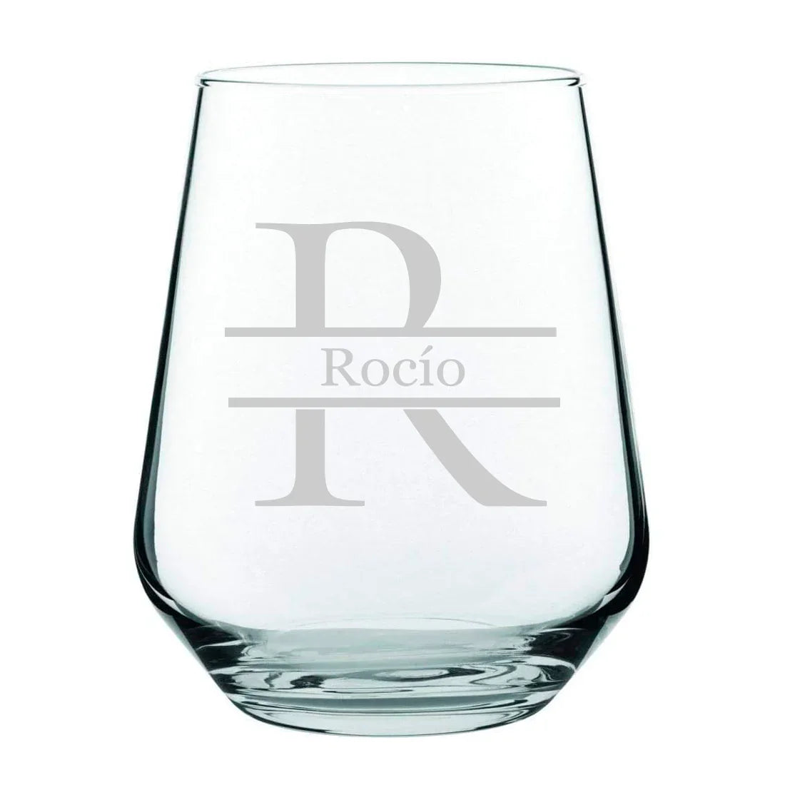 Vaso personalizado con nombre modelo Esenzia