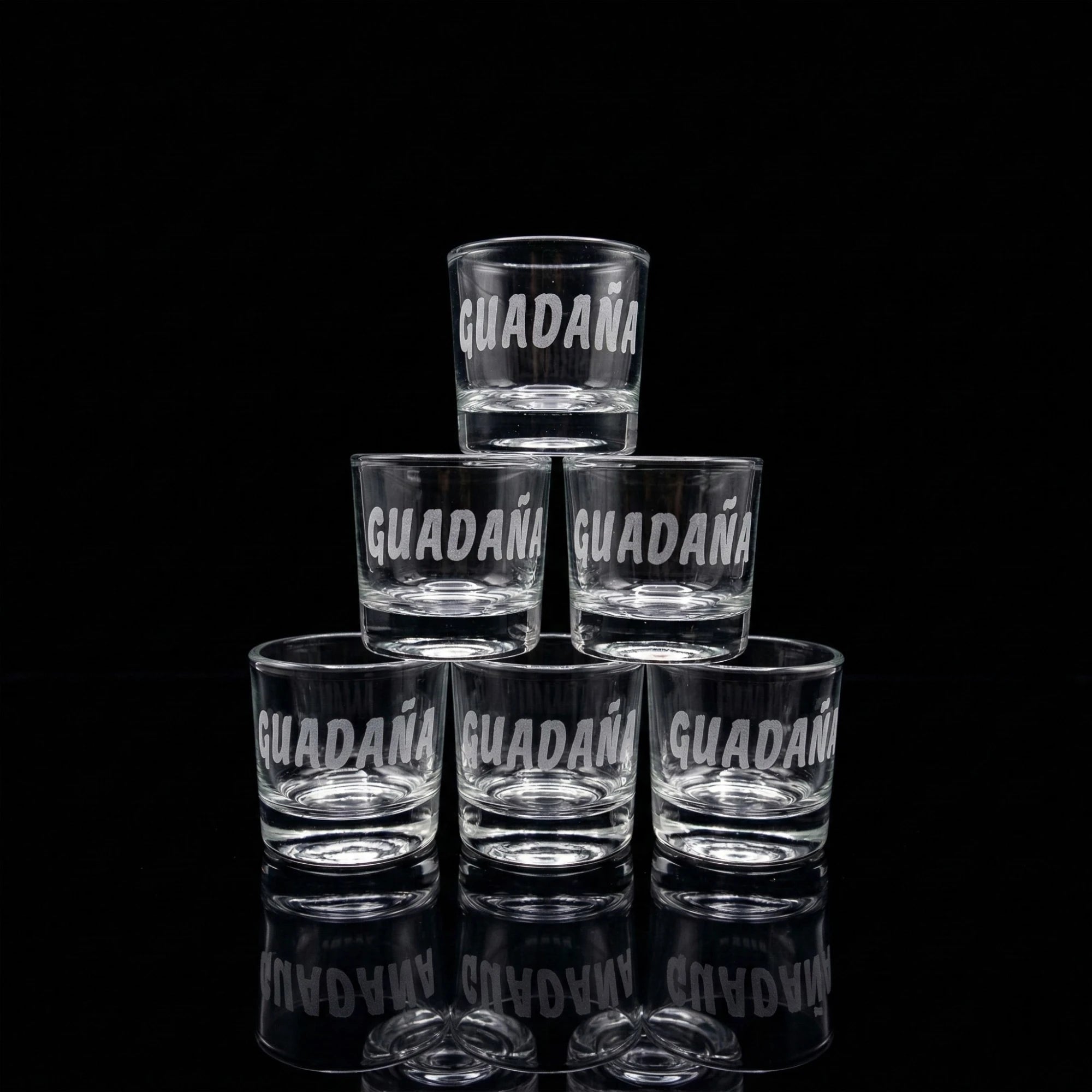 Vasos chupito personalizados con grabado láser
